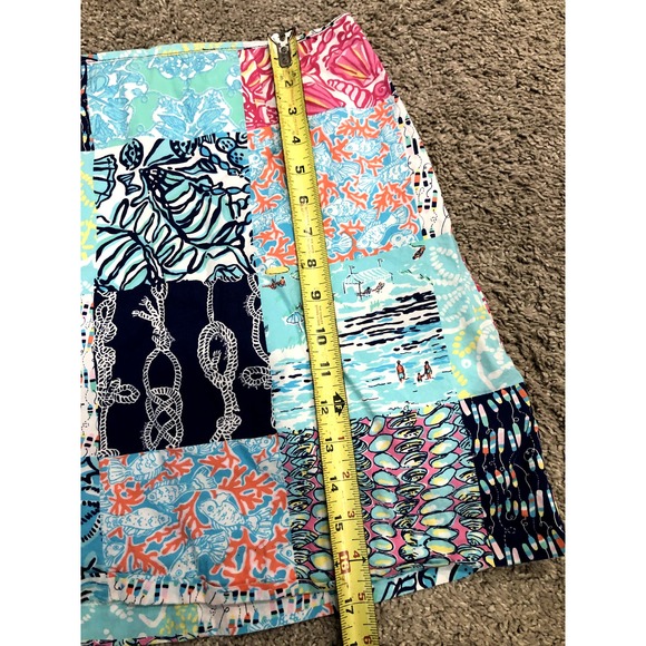 Lilly Pulitzer Women's Skirt Patchwork Nautical Size 0 - Picture 11 of 12